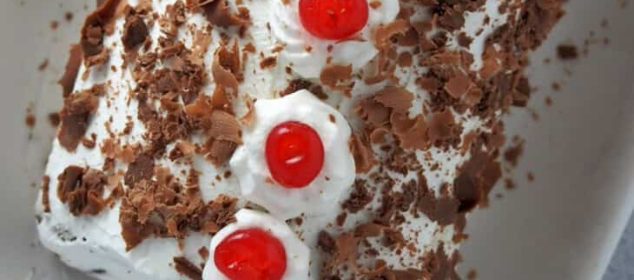 Black Forest Swiss Roll Cake