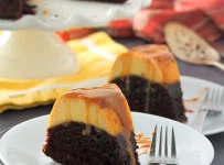 Impossible Chocolate Flan Cake