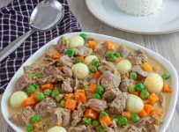 Liver and Gizzard with Sweet Peas