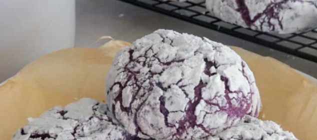 Ube Crinkles (Purple Yam Crinkles)